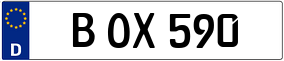 Truck License Plate